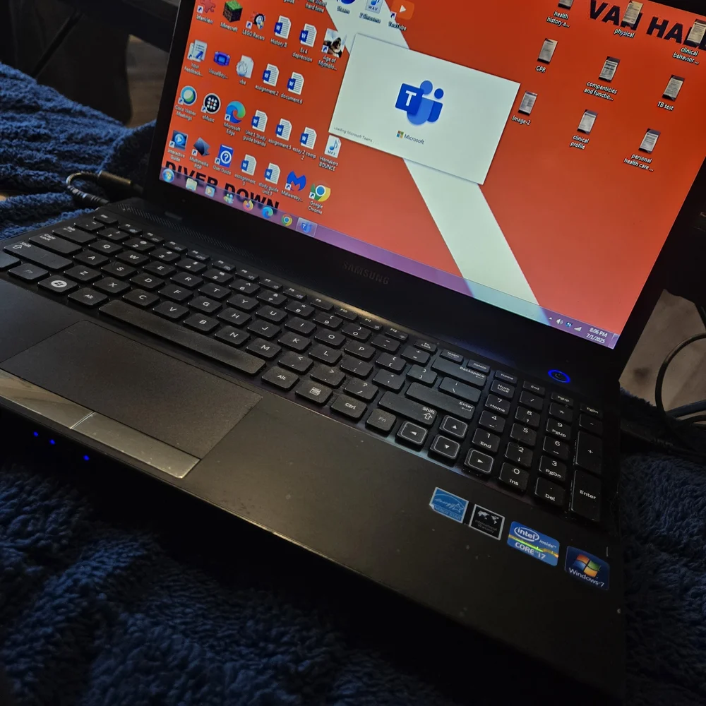 Samsung Sleek Black Laptop